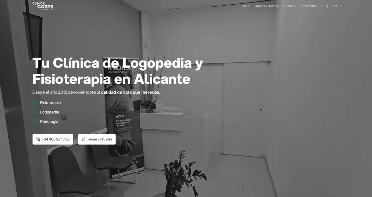 Clinica Corps - Web Corporativa