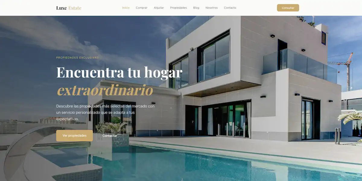 Luxe Estate - Portal Inmobiliario