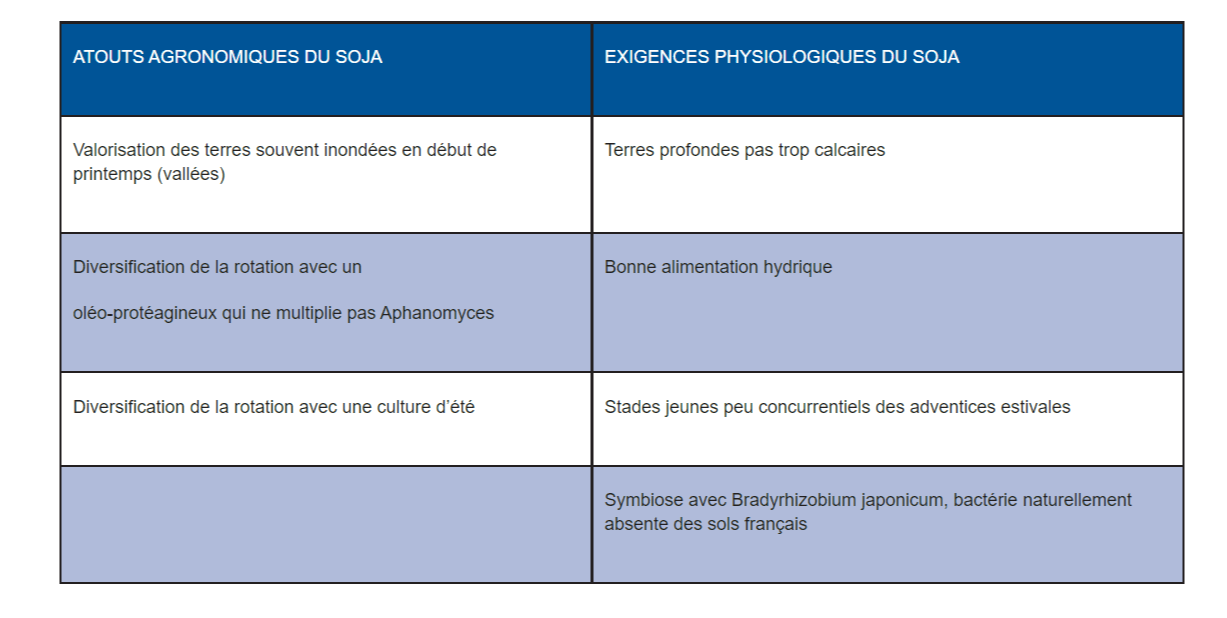 Comment produire du soja en agriculture biologique ?