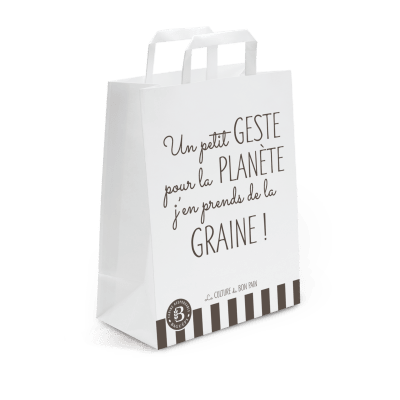 Sac snacking Baguépi Farine Responsable - Lots de 250 - Image 1