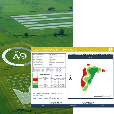 Prestation satellite Colza offre modulation - Image 1