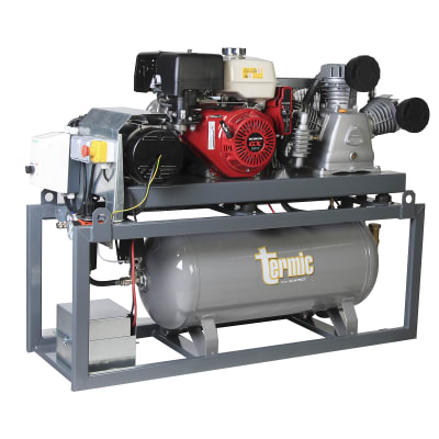 TERMIC SIAMOIS 40/90 - Compresseur/génératrice - 40 m³/h - 90 litres - 15 bar - 5,6 kVA/230V - Image 1