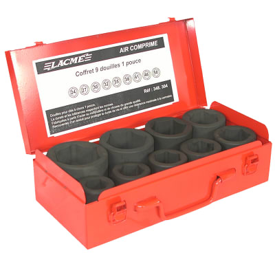 Douilles 1" ind (coffret de 9) - Image 1