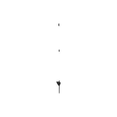 PIQUET FIBRE DE VERRE  OVAL BLANC 110 CM + TALON + 2  ISOLATEURS - Image 1