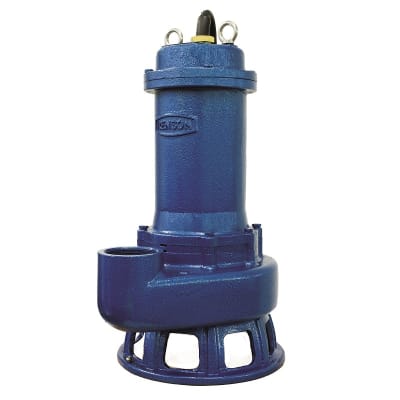 POMPE DE RELEVAGE FONTE MONOCANAL TRIPHASE 380V EAUX TRES CHARGEES 2,2KW - Image 1