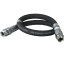 Flexible tressé acier/caoutchouc - Ø int. 1-1/4" - 1,5 m - 2 RAC 1-1/4"M - Image 1