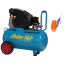 PRIMAIR 13/50M + TUYAU + SOUFFLETTE - Compresseur mobile - 13 m³/h monophasé - 50 litres - 8 bar - Image 1