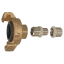 RAC 270 - raccord express taraudé  3/8"Ff + mamelon B + réduction C - Image 1