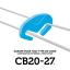 AGRAFE CB 20-27 RECUPERABLE BLEU - Image 1