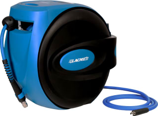 Enrouleur automatique carter fermé Ø 3/8"- 30 m + tuyau de raccordement 2 m - tuyau lacm'flex