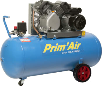 PRIMAIR VM 21/150 - Compresseur mobile - 21 m³/h monophasé - 100 litres - 10 bar