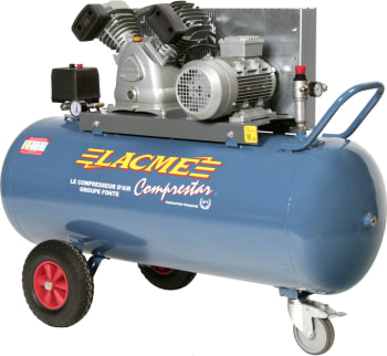 COMPRESTAR 20V150T - Compresseur mobile - 20 m³/h triphasé - 150 litres - 11 bar
