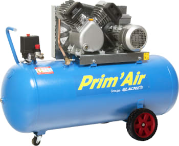 PRIMAIR VT 25/150 - Compresseur mobile - 25 m³/h triphasé - 150 litres - 10 bar