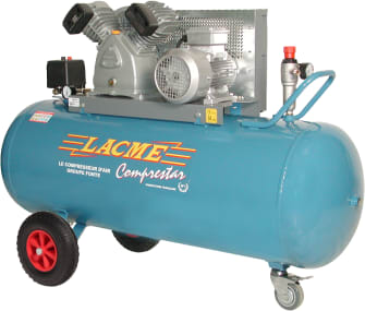 COMPRESTAR 27V200T - Compresseur mobile  - 27 m³/h triphasé - 200 litres - 11 bar