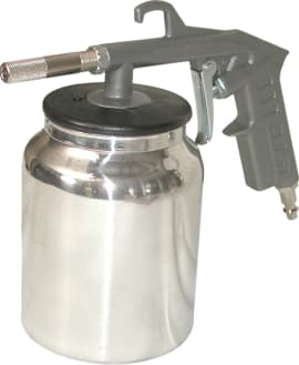 Pistolet sablage à godet