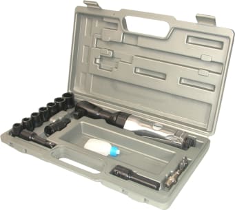 Clé à rochet pro pour douille 1/2" - 70 N.m corps aluminium (coffret)