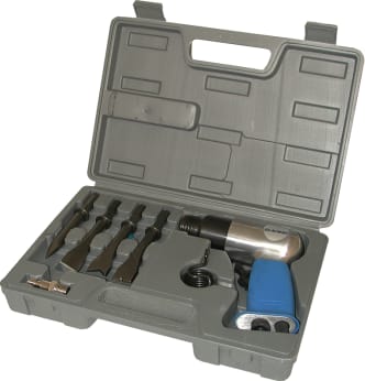 Marteau burineur 150 mm - 4 500 cp/mn (coffret  9 pièces)