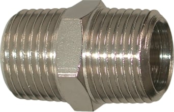 Mamelon F - raccord de jonction - 1/2" M - 1/2" M (cavalier)