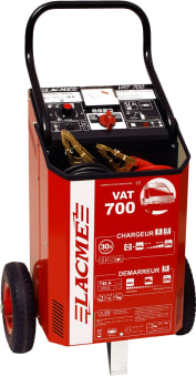 VAT 700 - Chargeur/Démarreur - Chargeur 12 V - 30 A à variateur pour batterie au plomb à électrolyte libre - Démarreur 700 A avec télécommande