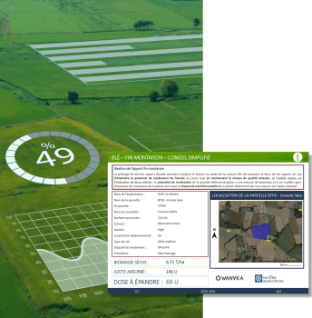 Prestation Satellite Blé offre simplifiée