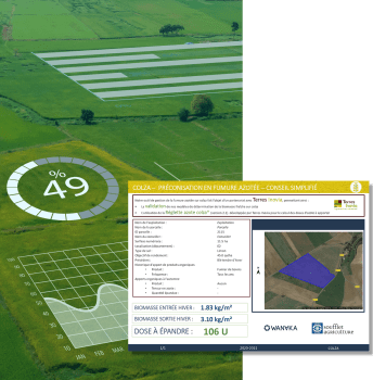 Prestation satellite colza offre simplifiée