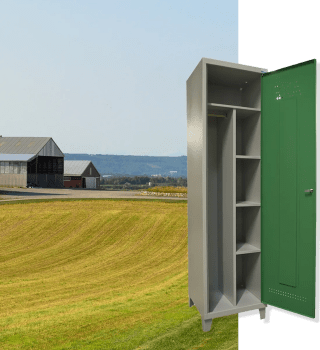 Armoire vestiaire pour équipement de protection individuelle