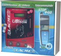 ELECTRIFICATEUR PACK UBISON 15000 + TELECOMMANDE
