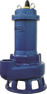 POMPE DE RELEVAGE FONTE MONOCANAL TRIPHASE 380V EAUX TRES CHARGEES 2,2KW