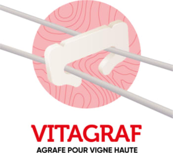 AGRAFE VITAGRAF DEGRADABLE Blanche