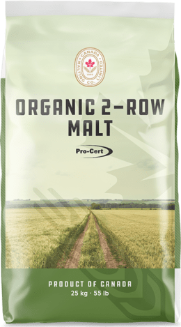 Canada Maltage Malt Biologique Premium 2 rangs pour brasseurs