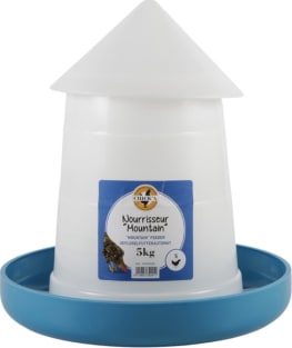 Nourrisseur Mountain conique bleu 5 kg