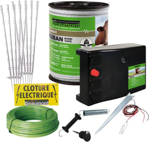 Kit de clôture pour grand chien ou chien à poils longs BEAUMONT
