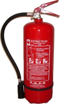 Extincteur à poudre - 6 KG