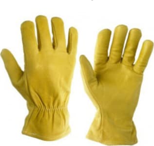 Paire de gants cuir hydrofuge
