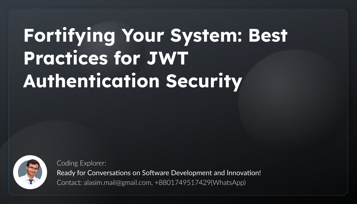 Best Practices for JWT Authentication Security