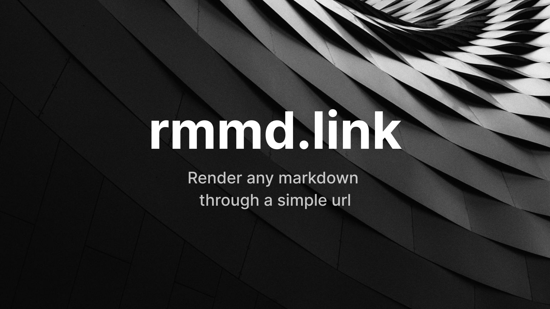 Render My Markdown banner image