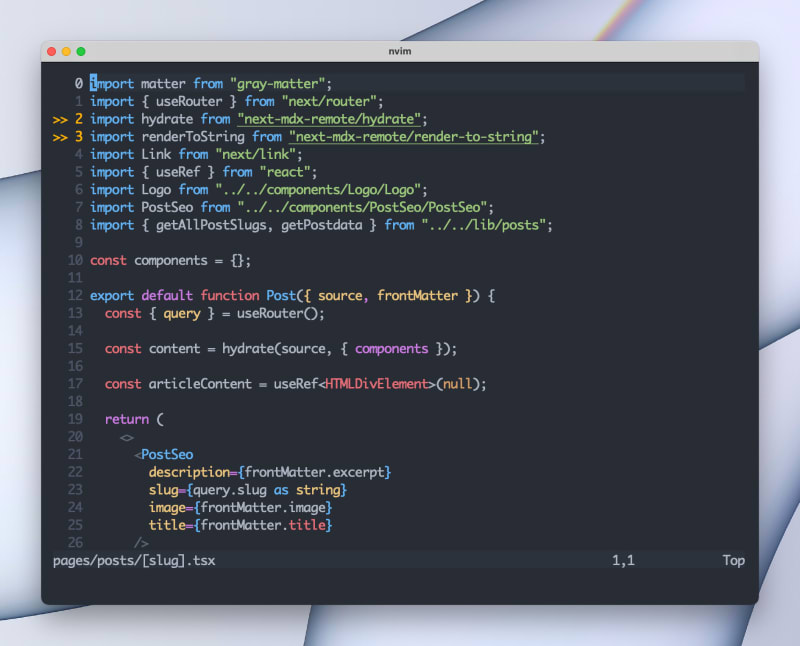 An Actually Usable Vim Setup