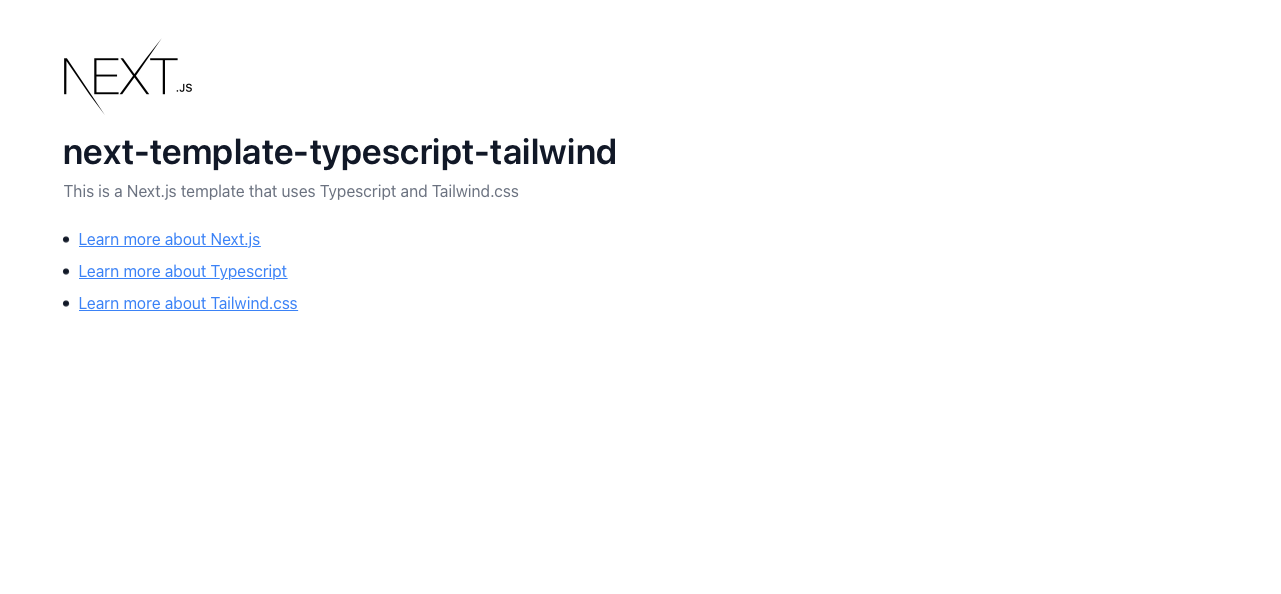 GitHub - albingroen/next-template-typescript-tailwind: Next.js template ...