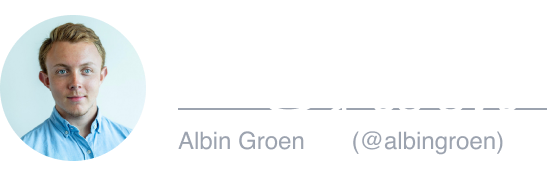 Albin Groen signature, avatar & Twitter handle