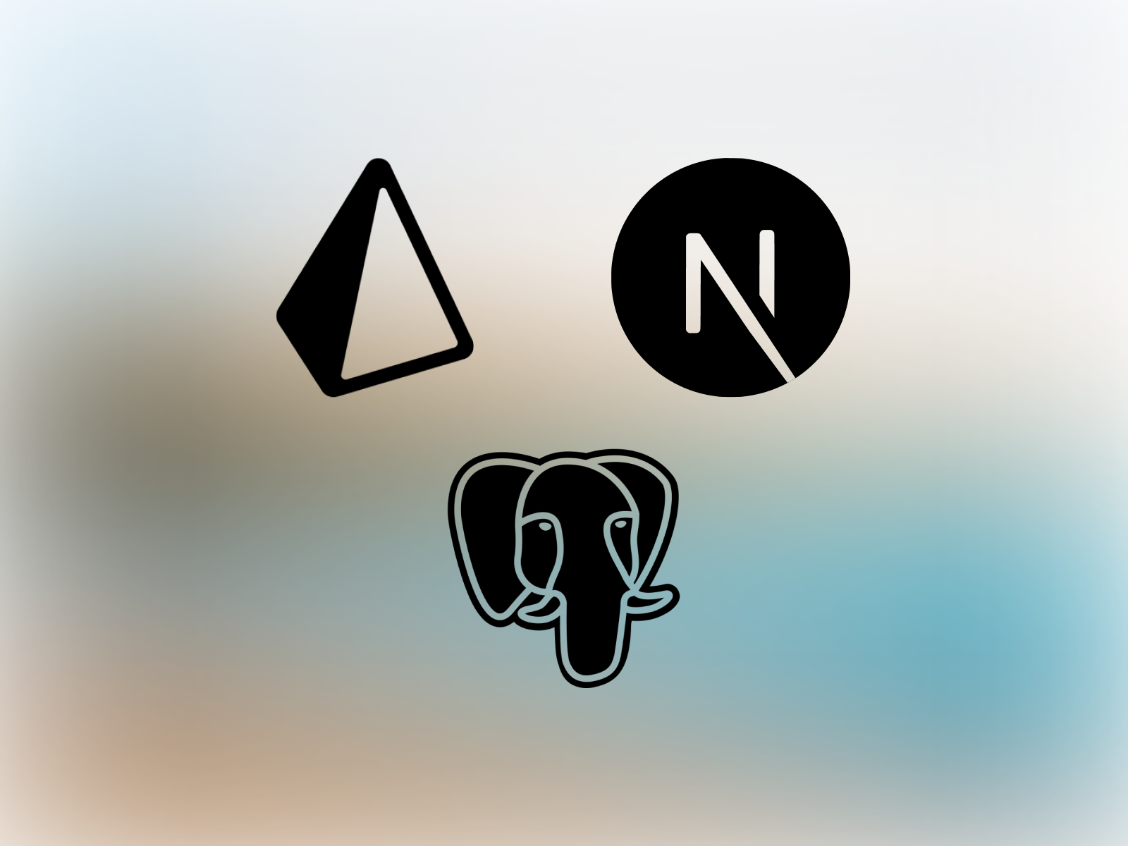 Prisma Next.js Postgres icons