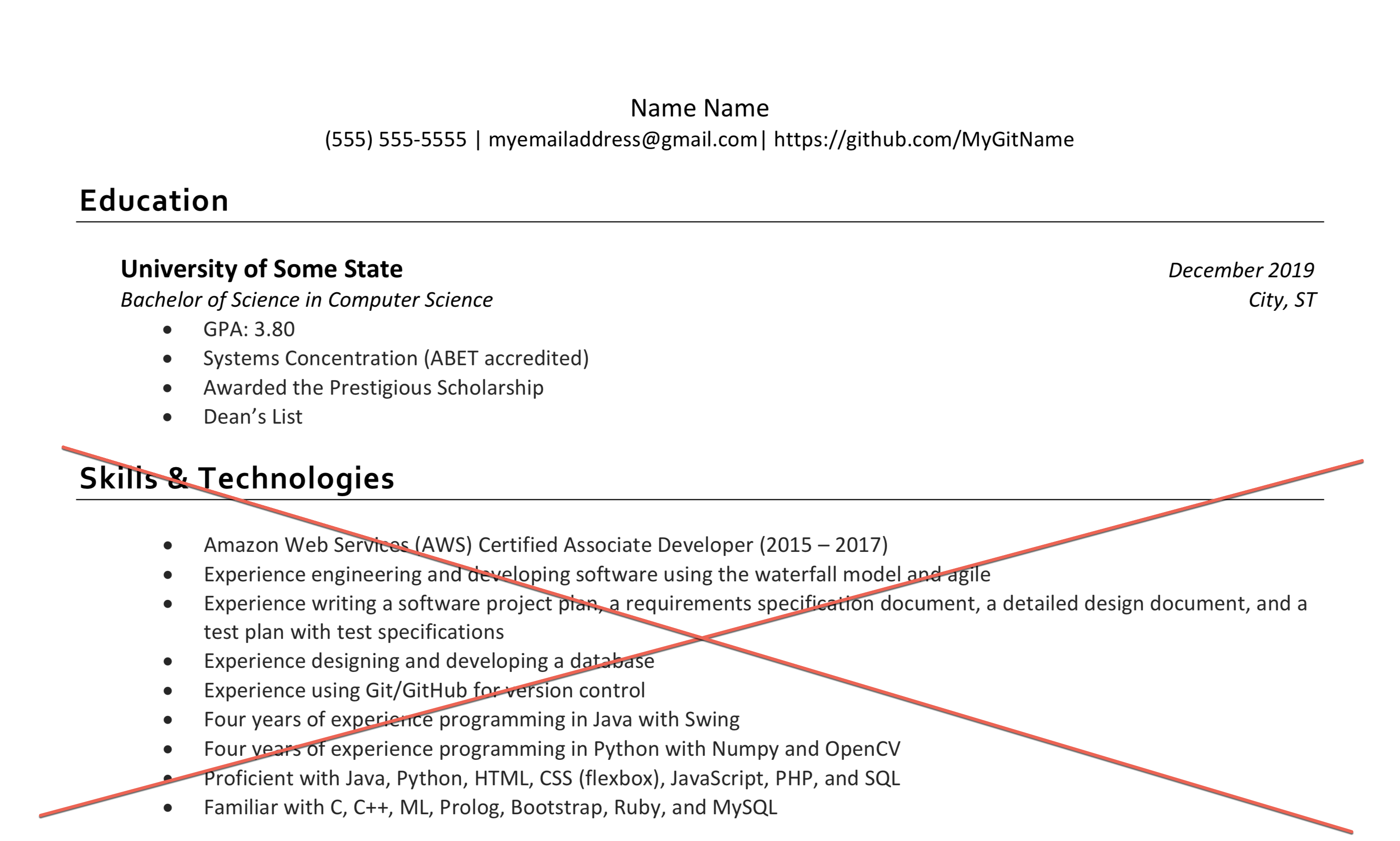 resume intro