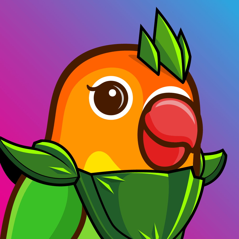 Birb NFT #2860 Dark Phoenix