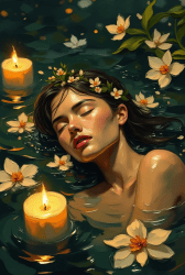 Silence in the flowers