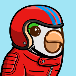 Birb NFT #1033 Rider Red