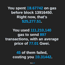 1 fees.wtf NFT floor 0.001