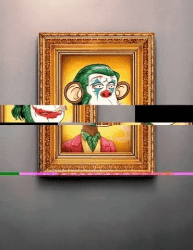1 Banksy Party Ape (GLITCH JOKER) floor 0.037