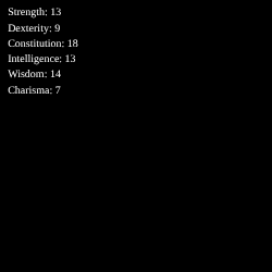 3 Ability Score floor 0.0069