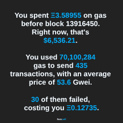 1 fees.wtf NFT floor 0.0015