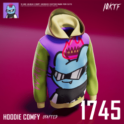 1 MEOW Cat Hoodie Official floor 0