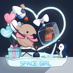 1 SPACE GIRL VALENTINE floor 0